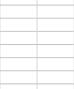 Tico Copy – Etichette adesive bianche senza margini 105×37 mm – LP4W-10537